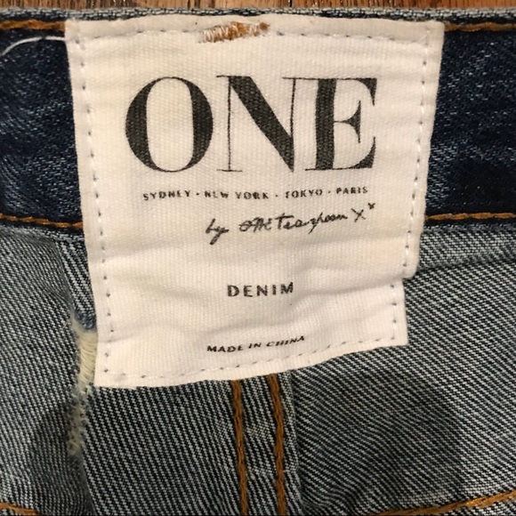 One Teaspoon Hawks Denim Shorts 30 - Picture 6 of 8